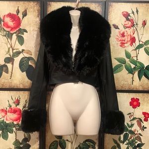Gorgeous Azalea Wang Gisele Faux Fur Jacket